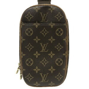 Louis Vuitton Body Brown Crossbody Monogram Pochette Bag Ganju